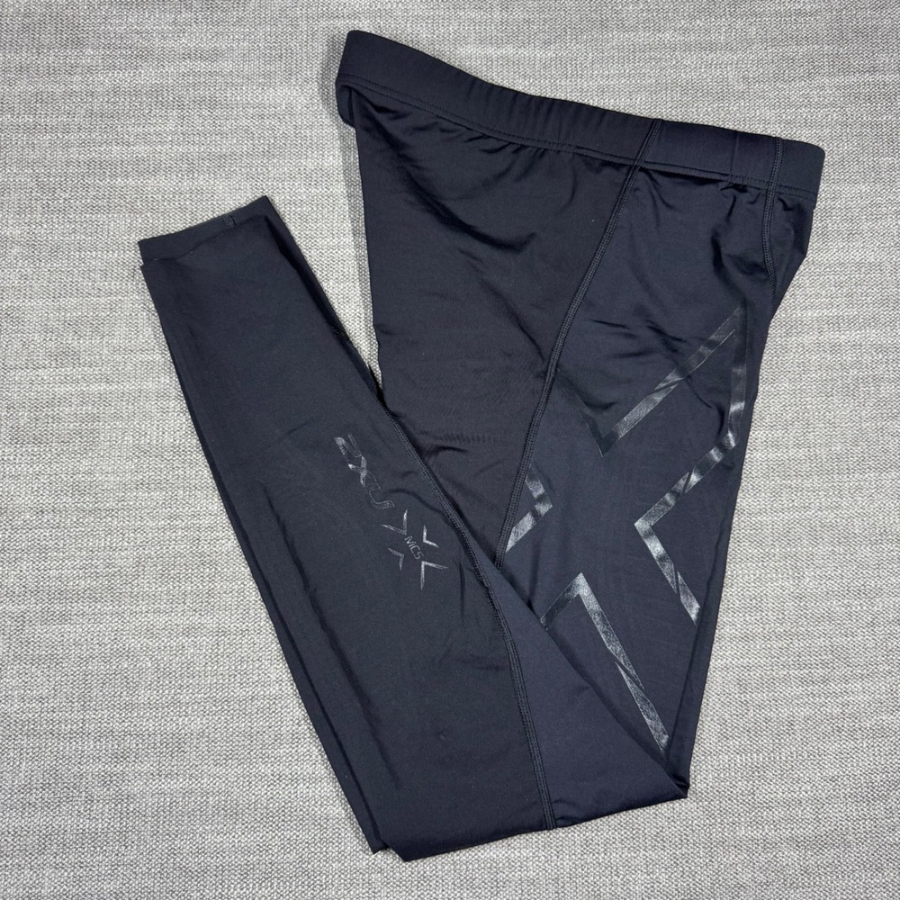 2XU MCS Compression Tights Mens Medium Black Athletic Running Leggings